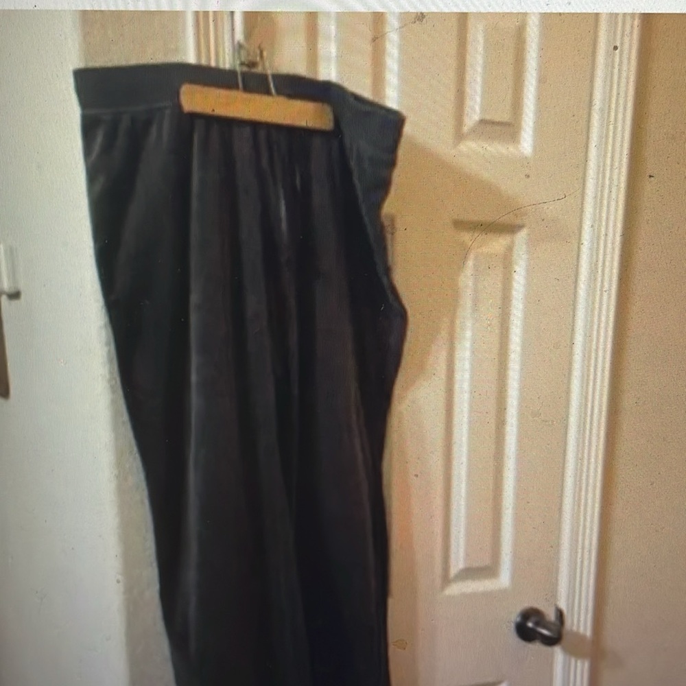 SBJ Active grey velour lounge pants PXL